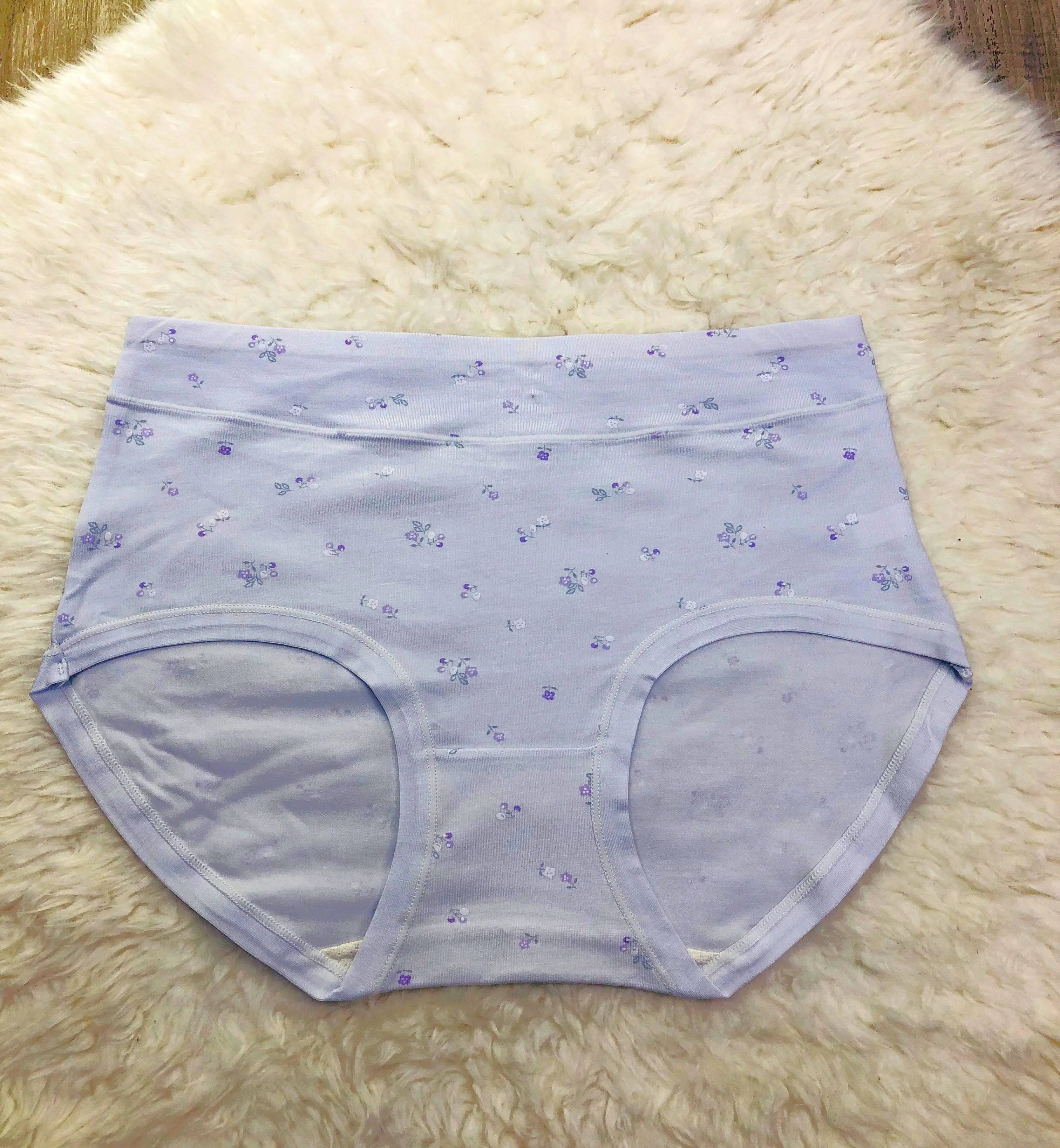 Sajiero KWO Flower Print Soft Cotton Panty best qualiy summer panties for ladies price in Pakistan online 