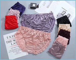 Sajiero Milky 100% Silk Plus Size Panty good quality leak proof panties for ladies price in pakistan online