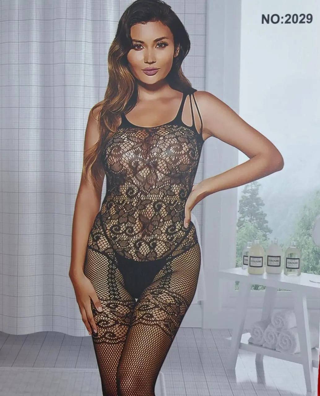 Sajiero Multi Embroidered Full Body Stocking - My Store