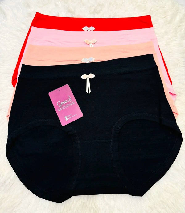 Sajiero OPS Plus Size High Waist Tummy Cotton Panty - My Store