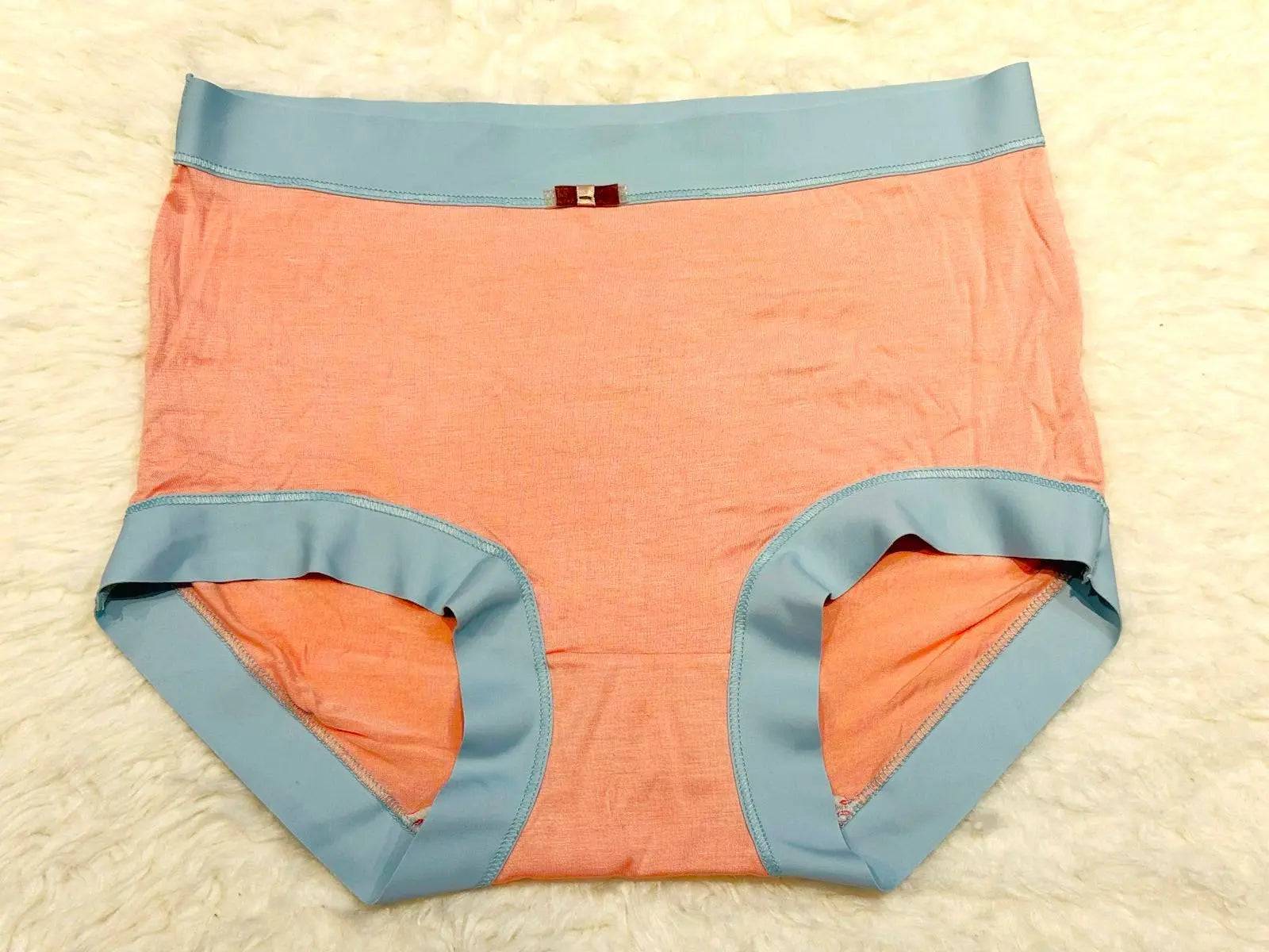 Sajiero Plus Size Plain Brief Cotton Panty - My Store