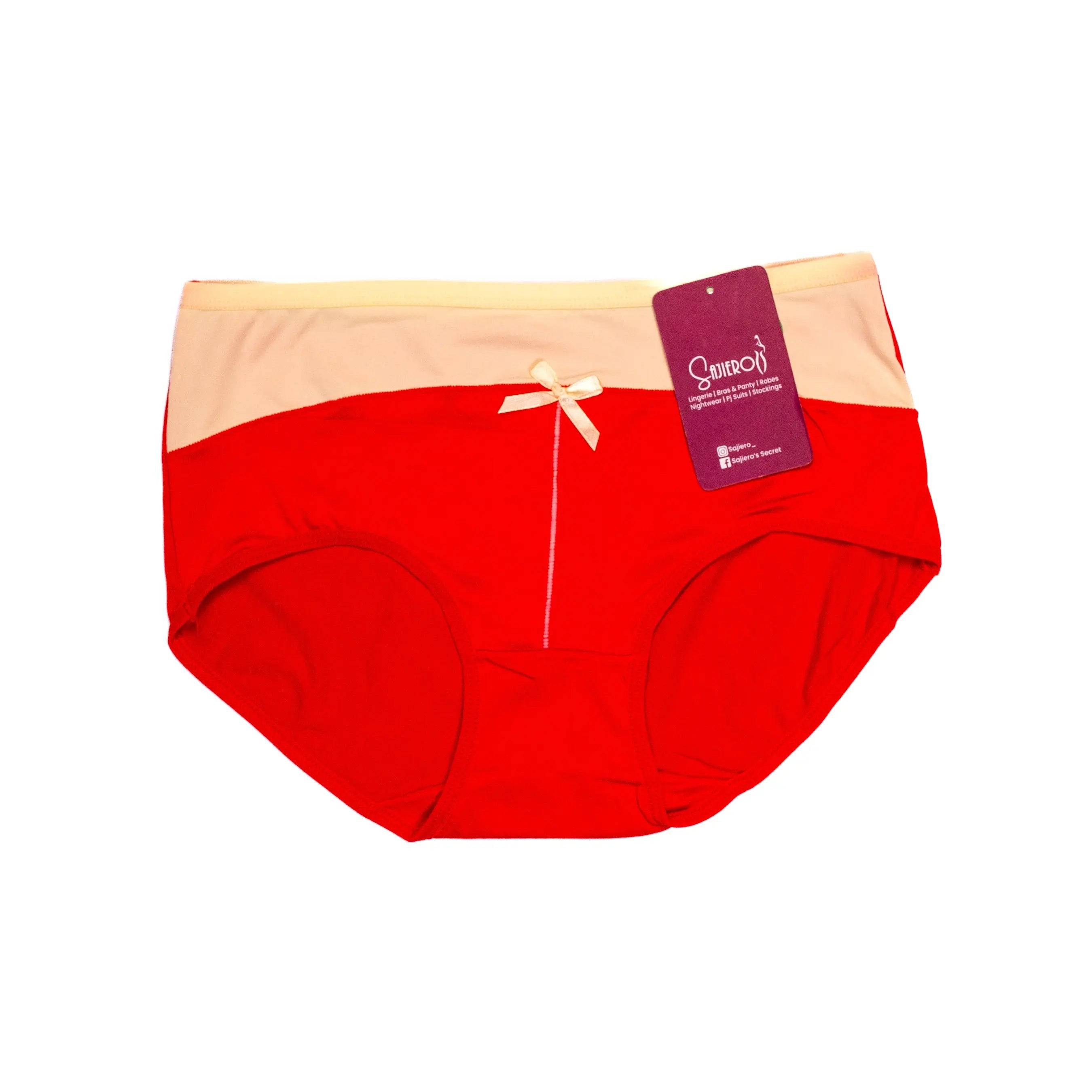 Sajiero Rise Brief Cotton Panty - My Store