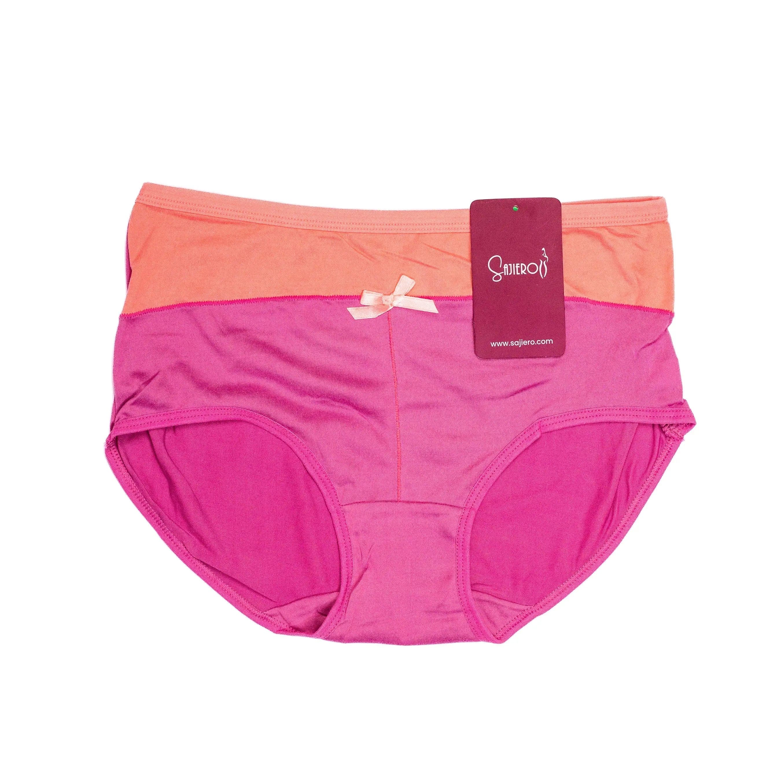 Sajiero Rise Brief Cotton Panty - My Store