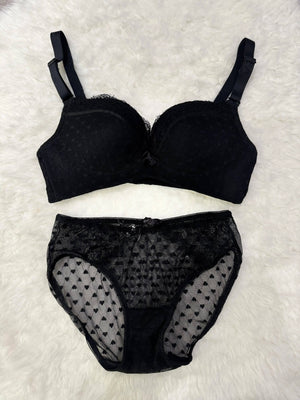 Sajiero Spandex Padded Bra and Panty Set - My Store