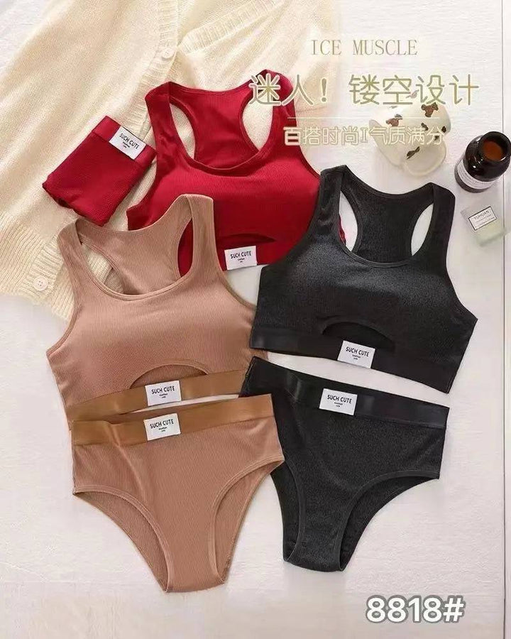Sajiero Sports Bra and Panty Set - My Store