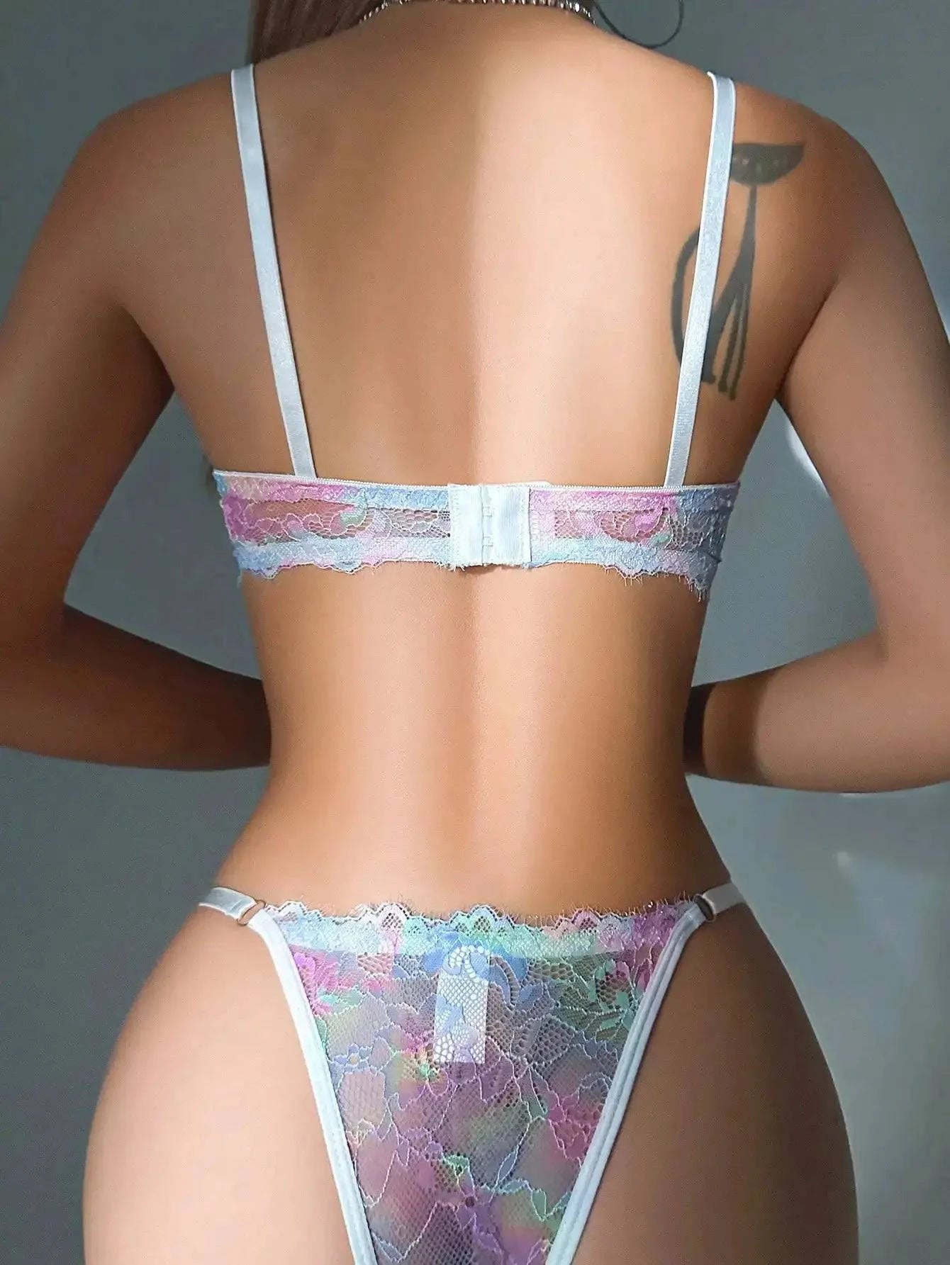 Sajiero Super Colored Non Padded Bra and Panty Set - My Store