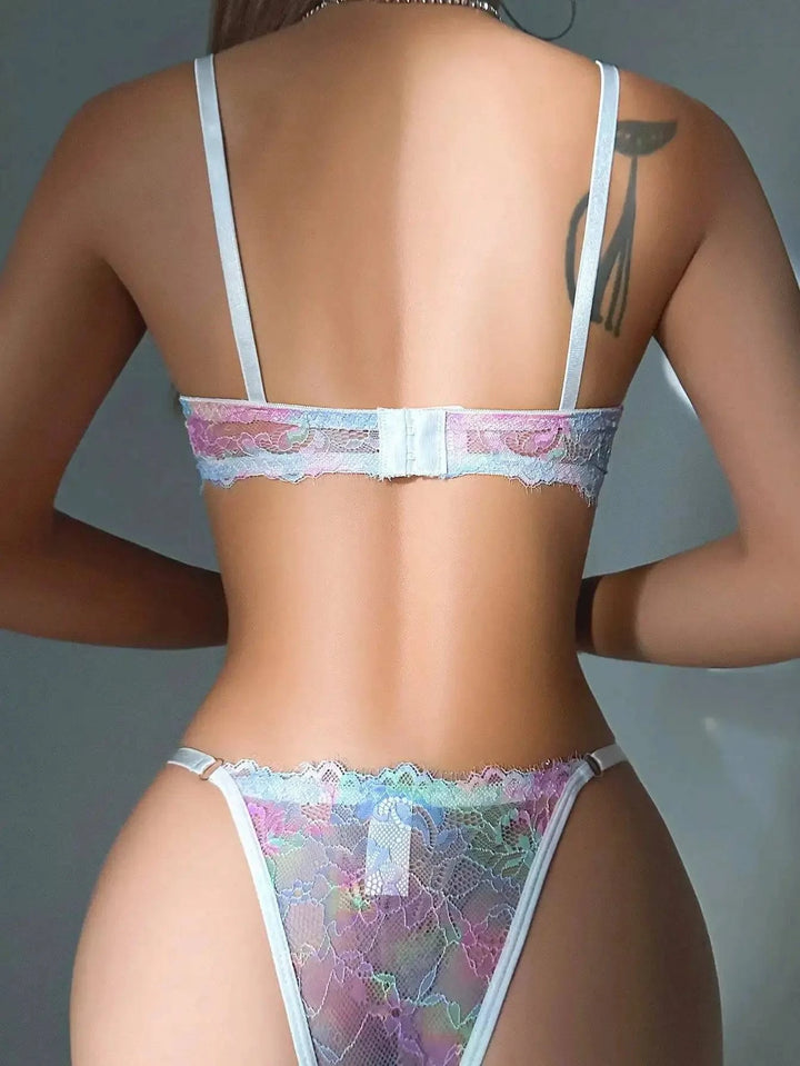 Sajiero Super Colored Non Padded Bra and Panty Set - My Store