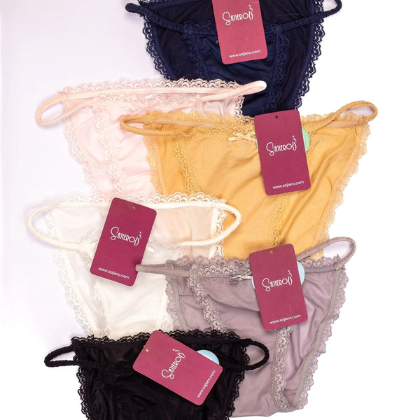Sajiero Thong Cotton Panty - My Store
