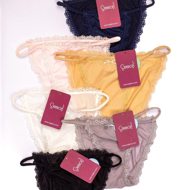 Sajiero Thong Cotton Panty - My Store