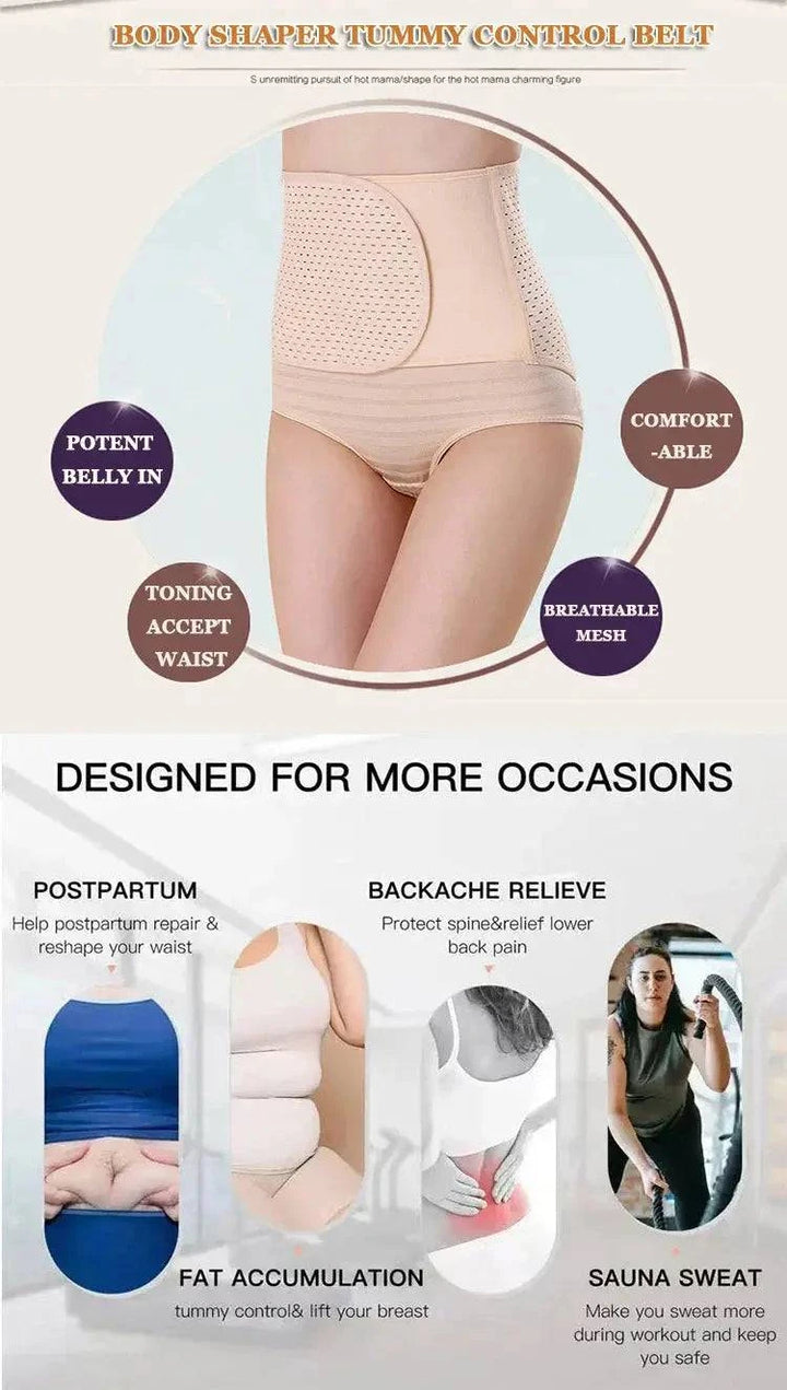 Sajiero Tummy Wrap Reducing Belly Tummy Postpartum Slimming Belt - My Store
