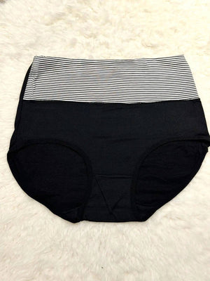 Sajiero Wasit Rib Brief Cotton Panty - My Store