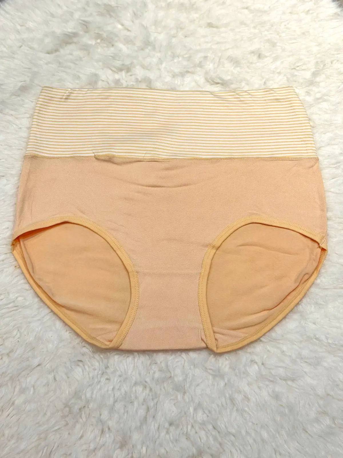 Sajiero Wasit Rib Brief Cotton Panty - My Store