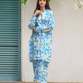 Sprinkles Stitched 2 Piece Summer Luxury Lawn Women Collection'2025-Sapphire - 2-Piece Luxury Lawn Set