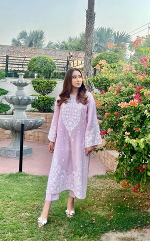 Manahils Stitched Embroidered Ari Set