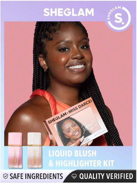 SHEGLAM - X Miss Darcei Liquid Blush & Highlighter Kit