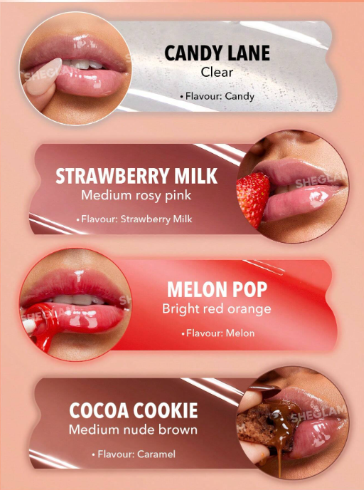 SHEGLAM - Crystal Glaze Moisturizing Lip Care-Melon Pop - My Store