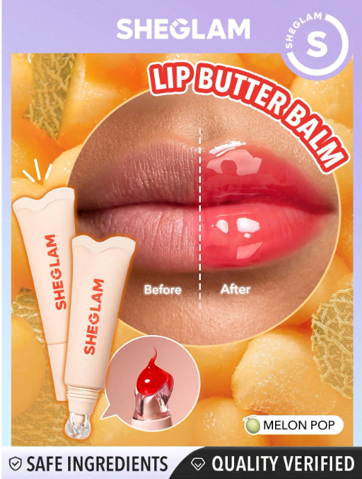 SHEGLAM - Crystal Glaze Moisturizing Lip Care-Melon Pop - My Store
