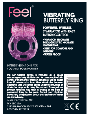 Feel - Vibrating Butterfly Ring USA Snapcart.pk Feel - Vibrating Butterfly Ring USA Snapcart.pk