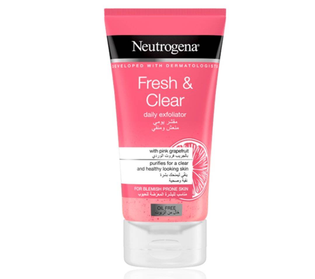 Neutrogena Visibly Clear Pink Grape Fruit Daily Scrub 150Ml - My Store