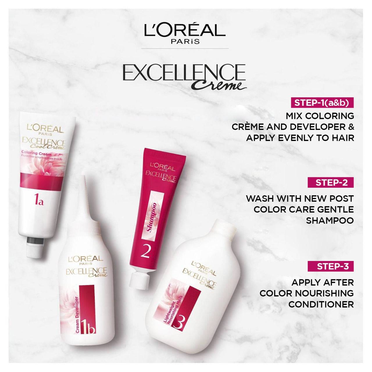 L'Oreal Paris Excellence Creme Hair Colour #3 Dark Brown - My Store