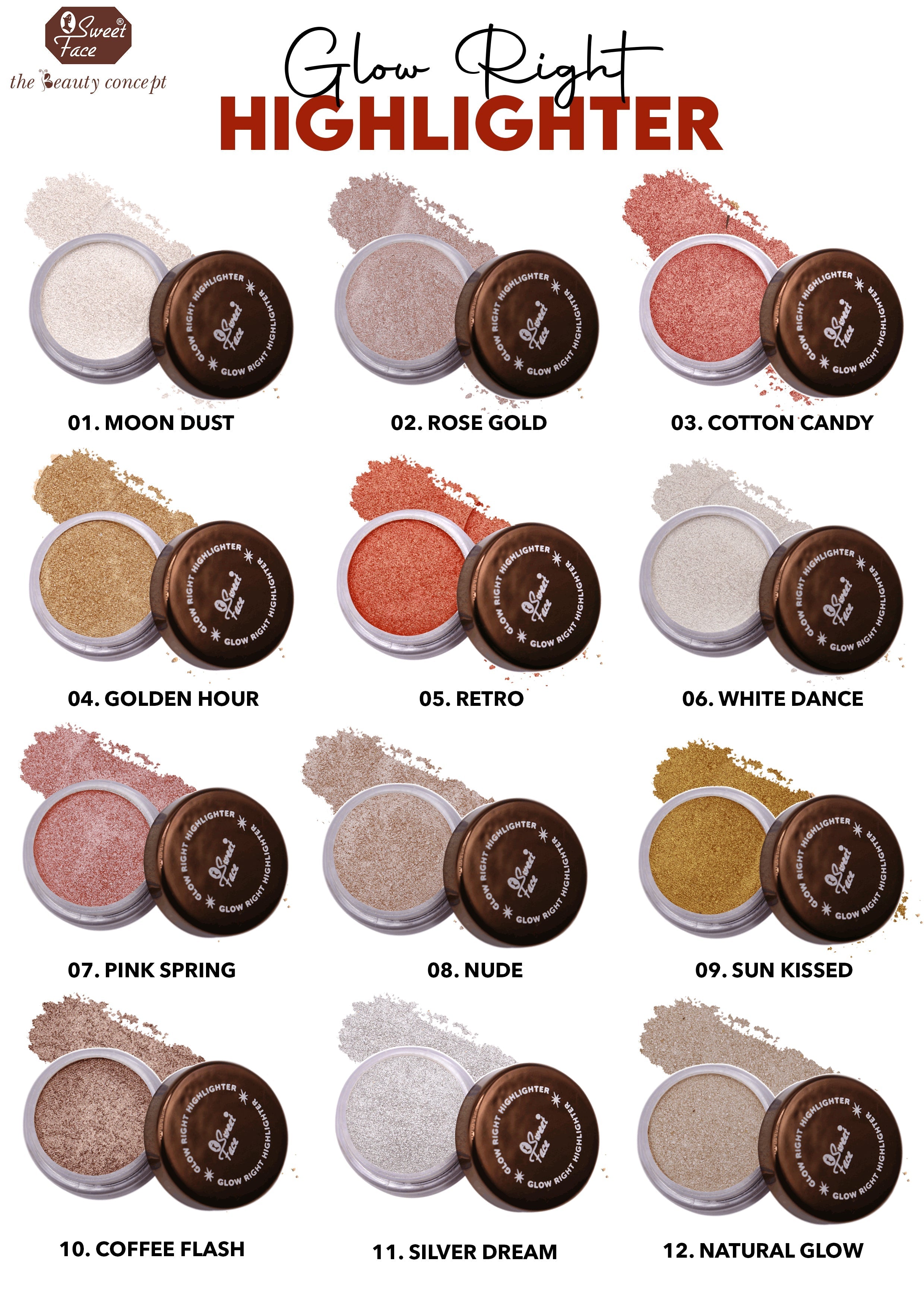 Sweetface - Glow Right Highlighter