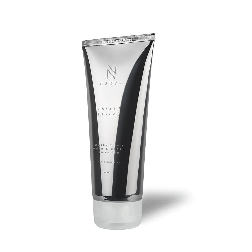 Nabila Gents Head Face Daily 2In1 Hair & Beard Shampoo 250Ml