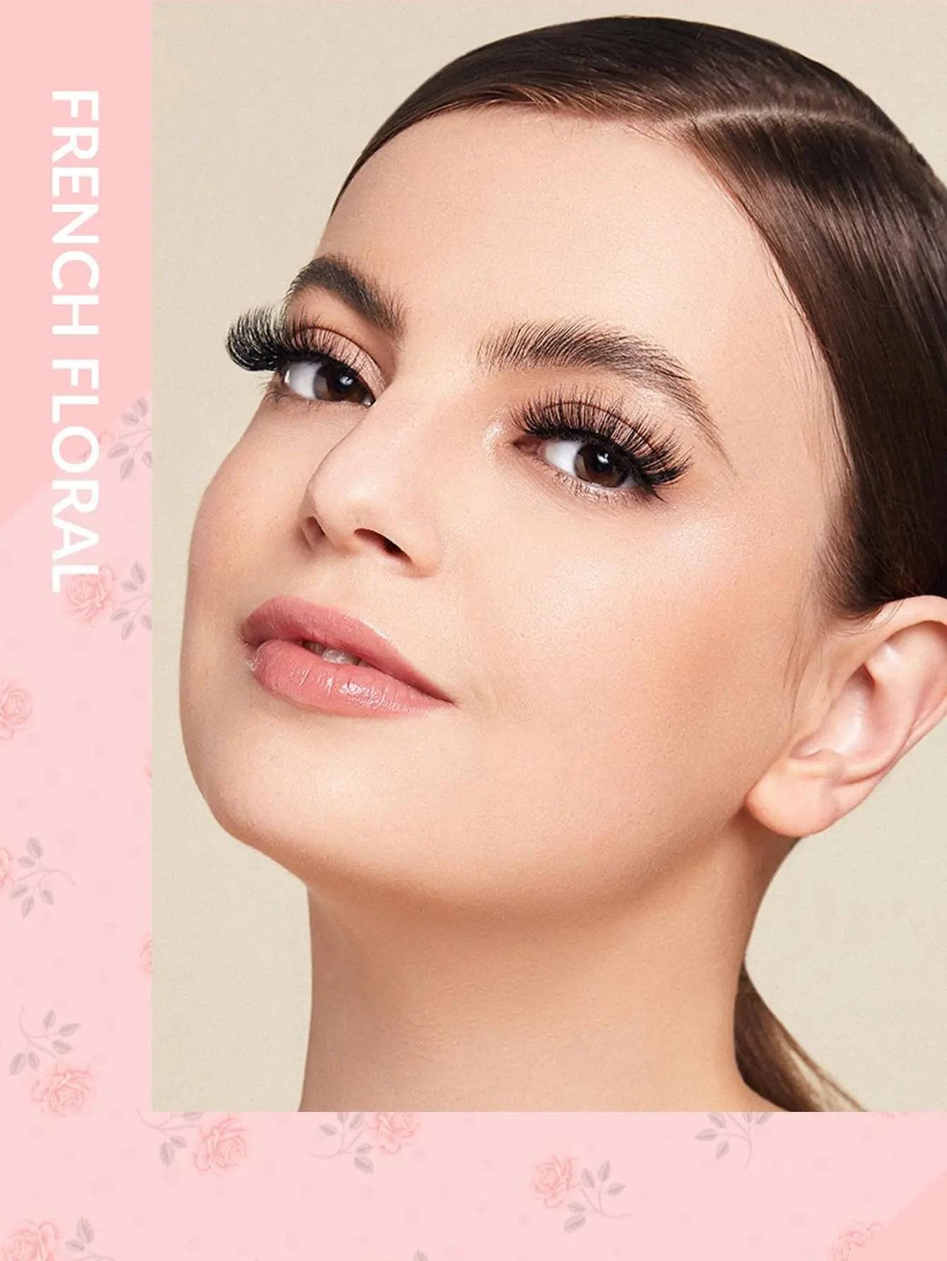 Sheglam False Eyelashes Material Inspo French Floral - My Store