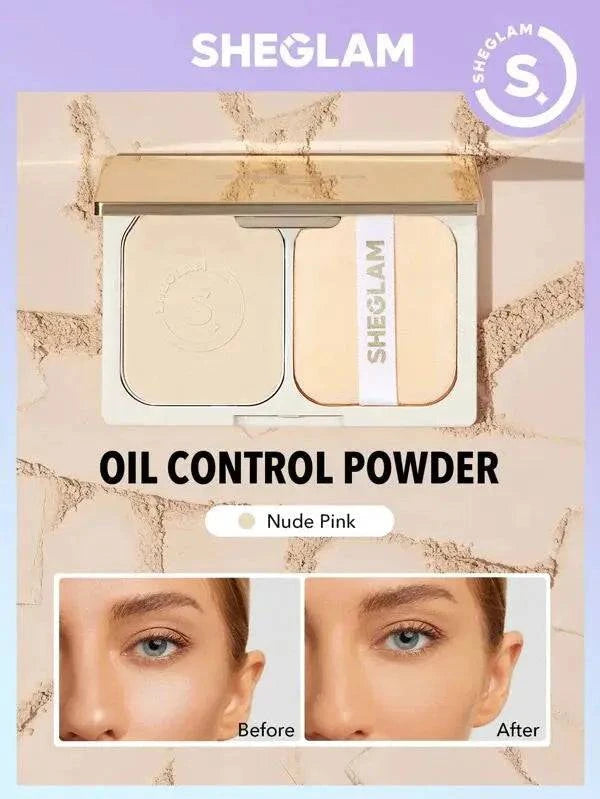 Sheglam Light Through Oil Control Powder Nude Pink - My Store