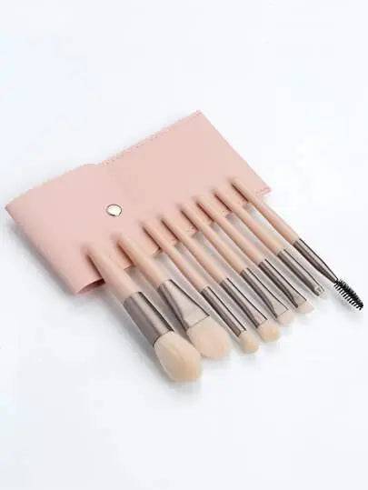 Shein Storage Bag With Makeup Brush 8'S - My Store