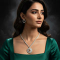 Zeesy Signature Modern Drop Necklace Set
