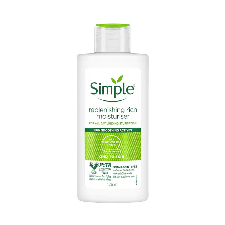 Simple - Replenishing Rich Moisturiser Kind To Skin 125Ml