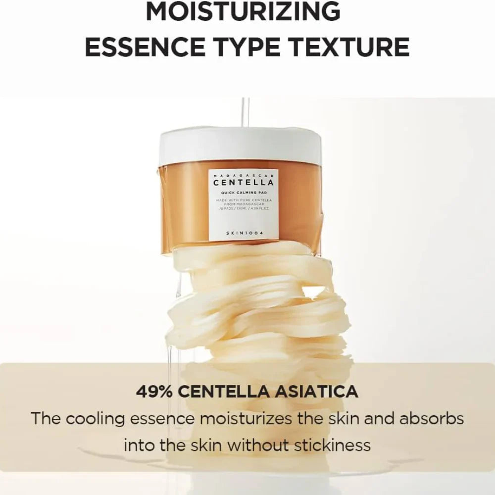Skin1004 Centella Quick Calming Pad 70ea/130ml