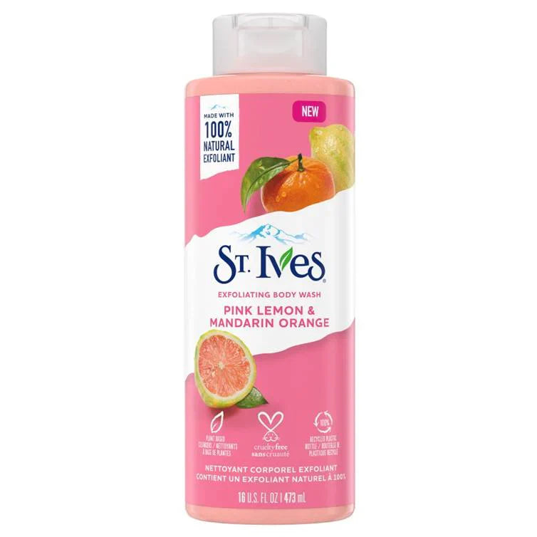 St.lves Pink Lemon & Mandarin Orange Body Wash 473ml