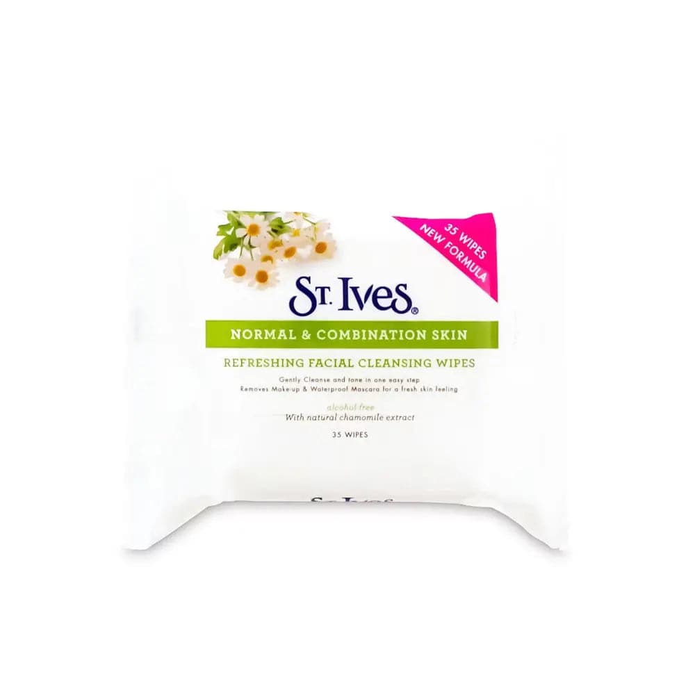 Stives Facial Cleansing Wipes Normal & Combination Skin 35'S - My Store
