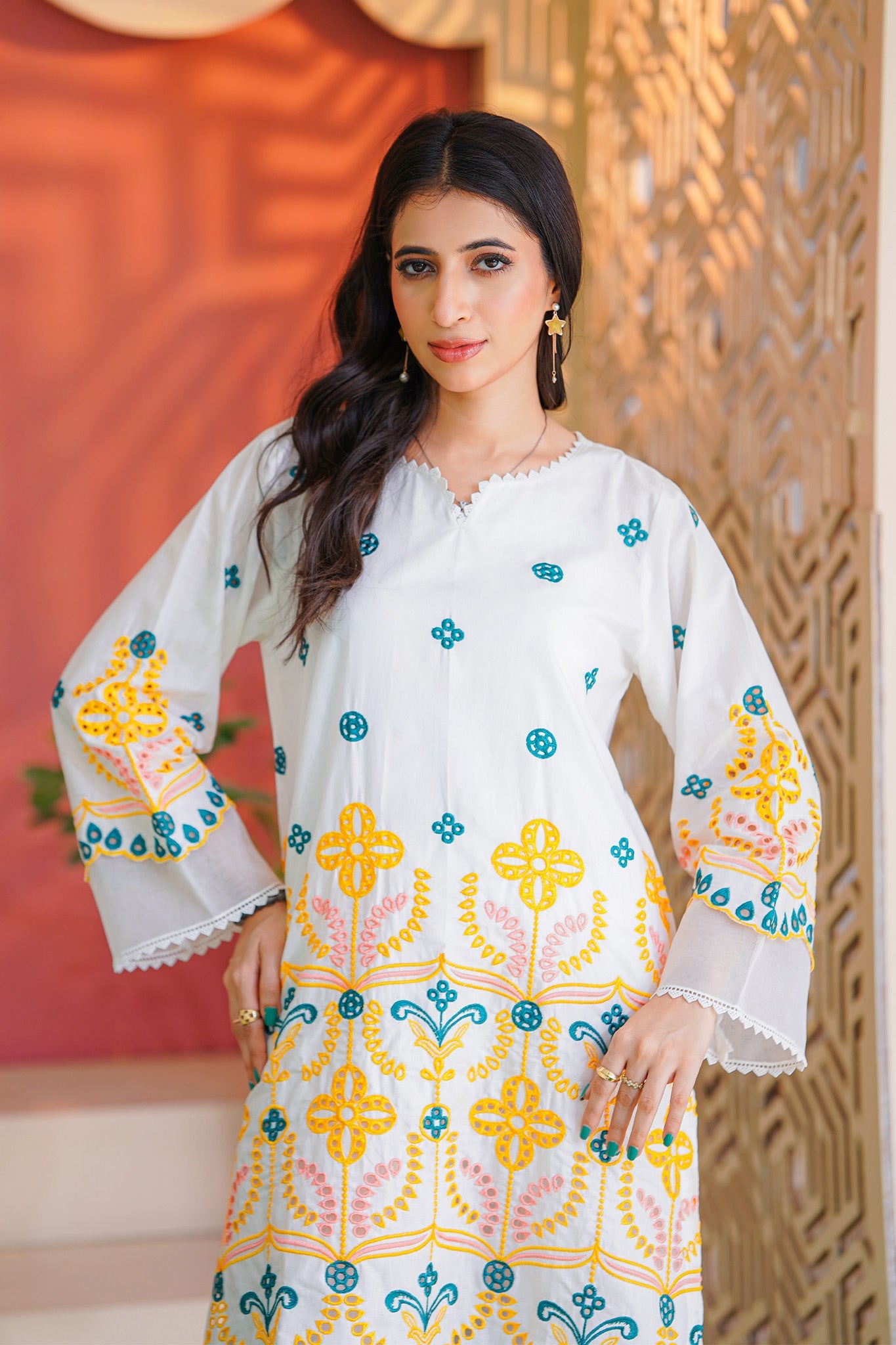 Daily Desire By Abeera Stitched 2 Piece Cotton Collection'2025-Subtle Grace