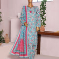 Sumi Stitched 3 Piece Cambric Vol-02 Collection'2025-CPI-11-TEAL BLUE