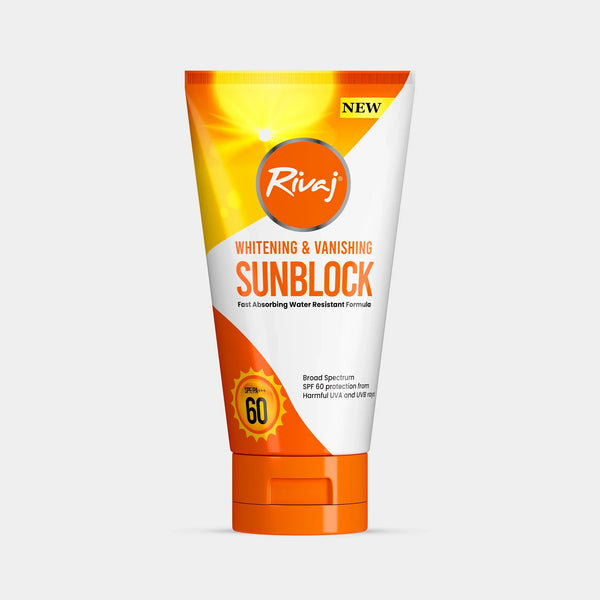Rivaj - Whitening & Vanishing SPF60 Sunblock - 100Ml