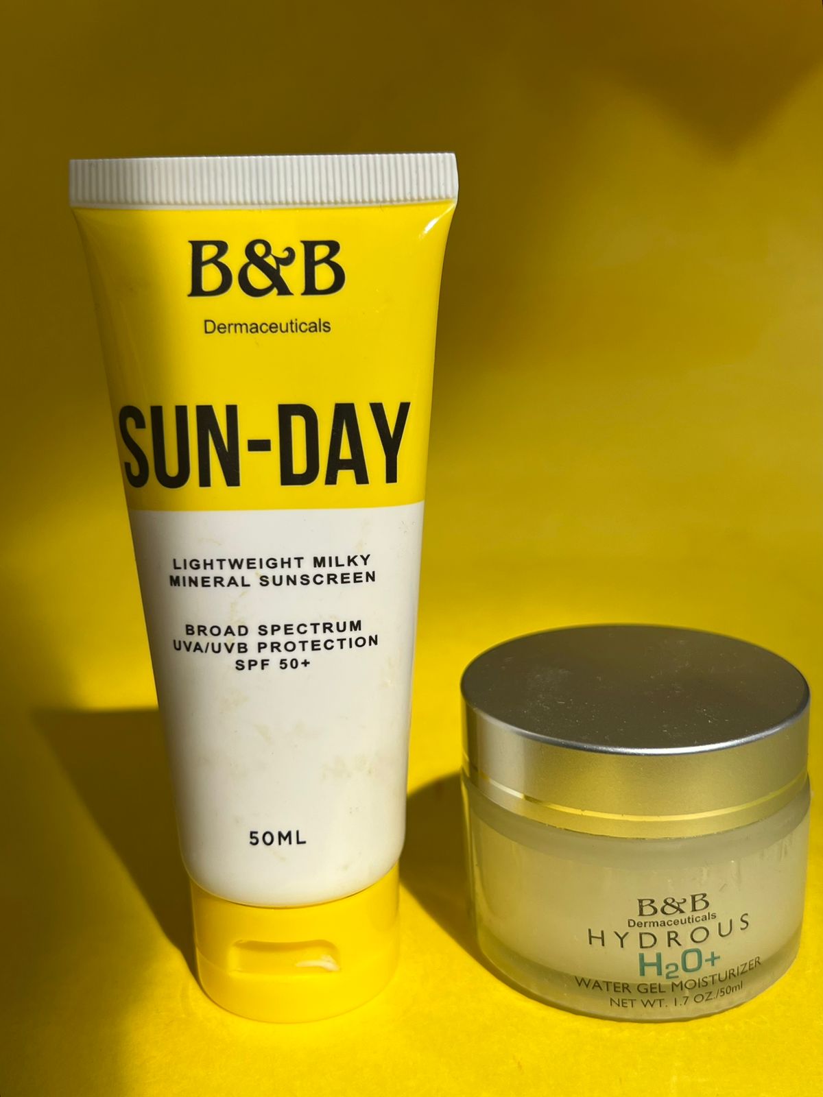 B&B Derma - Sunday Sunscreen + Hydrous Gel Moisturizer