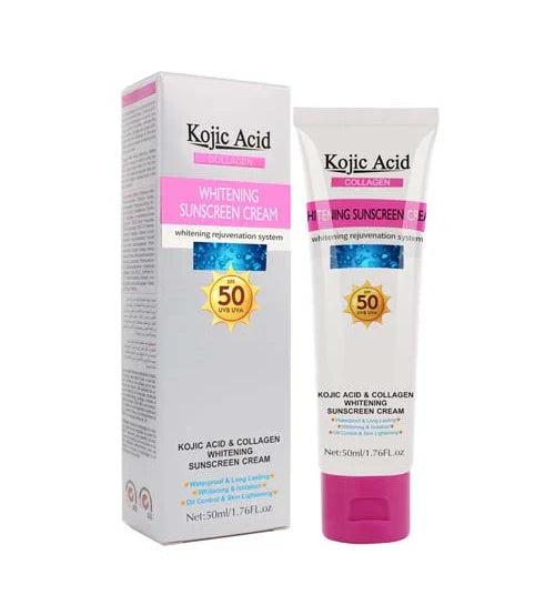 Guanjing Kojic Acid Collagen Whitening Sunscreen Cream 50Ml
