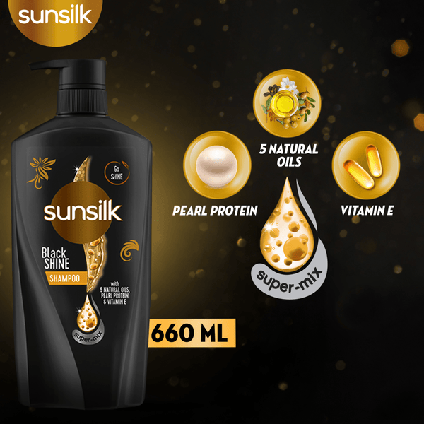 Sunsilk Black Shine Shampoo 660ml - My Store