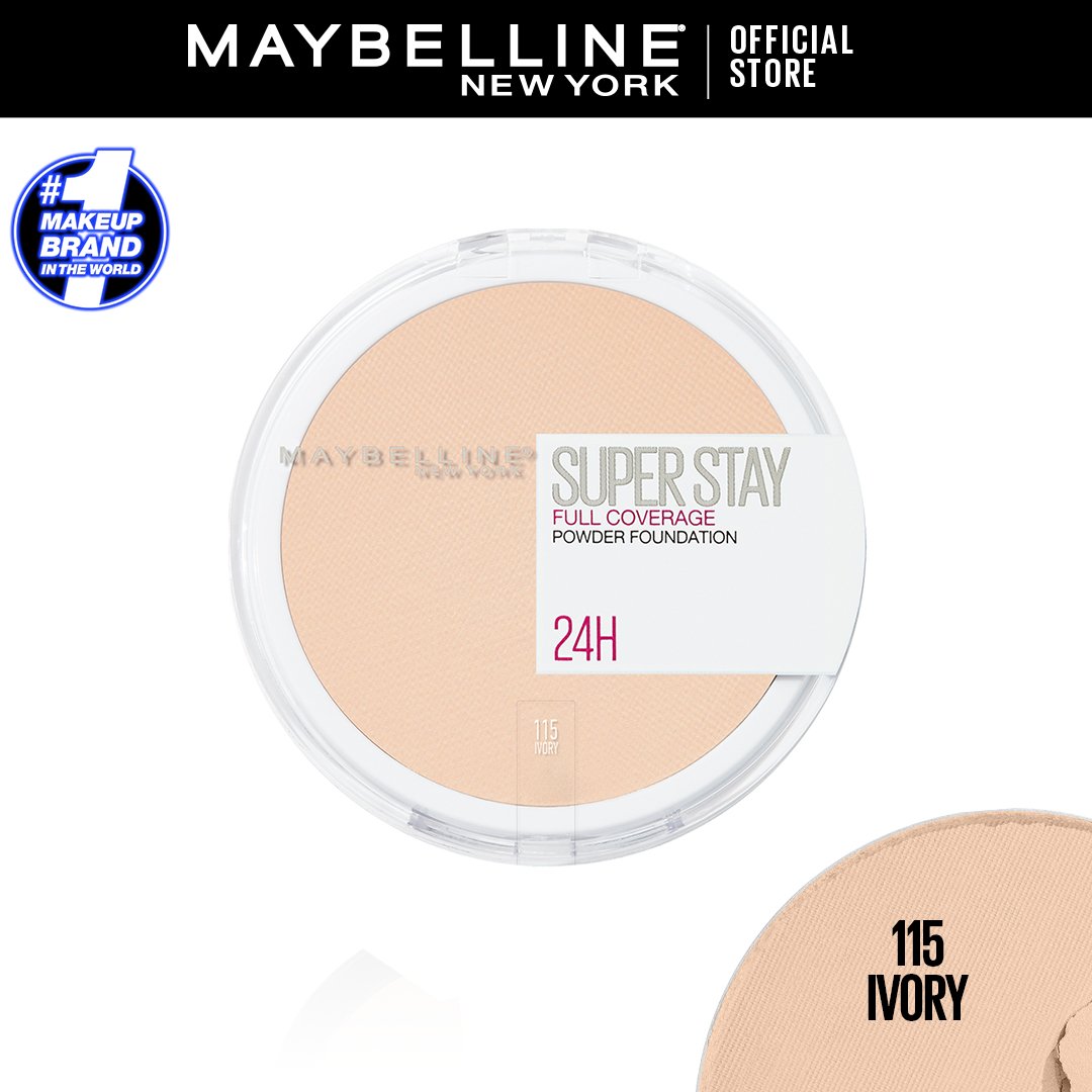 Maybelline SuperStay Full Coverage Powder Foundation - 115 IVORY