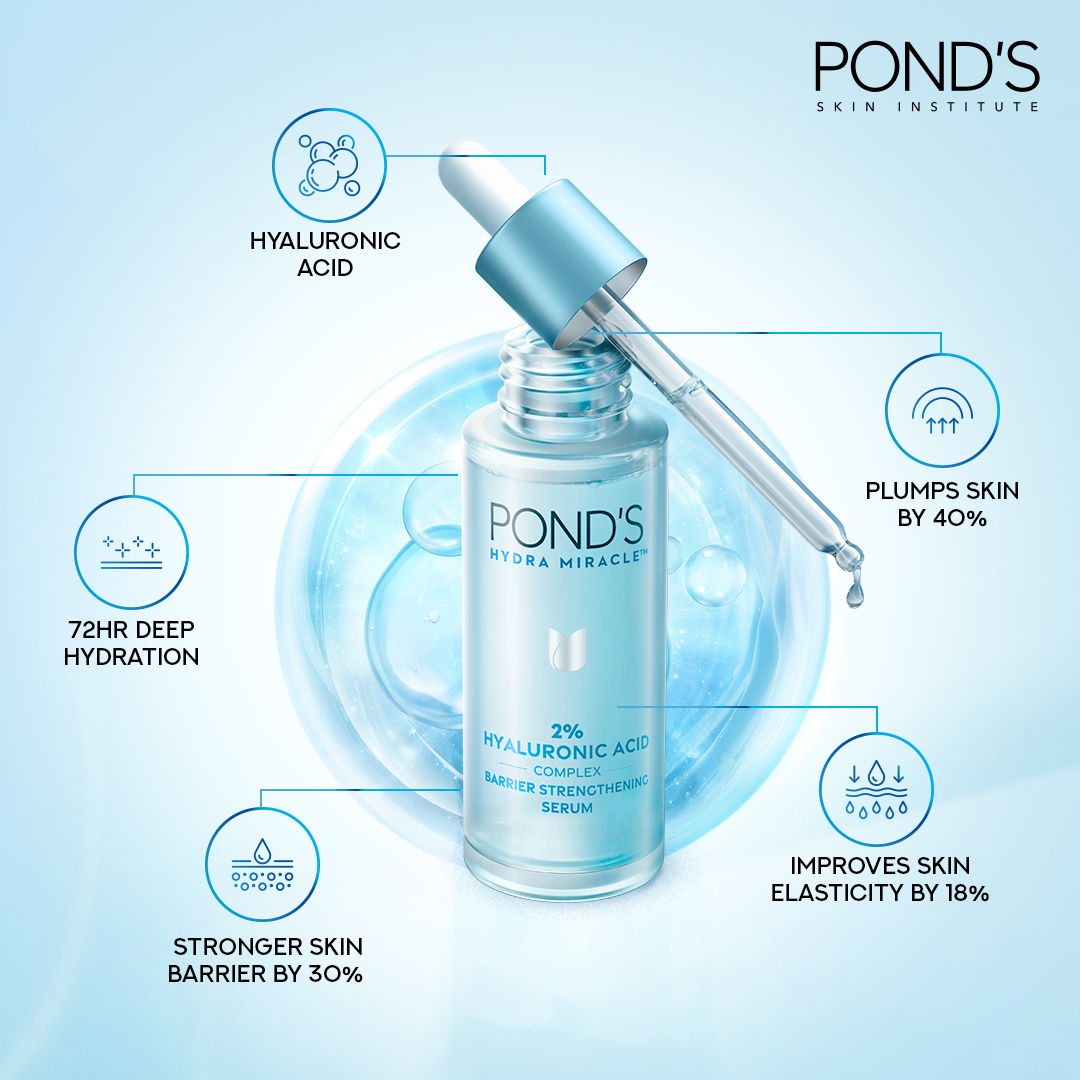 POND's Hydra Miracle Barrier Strengthening Serum - 15ml