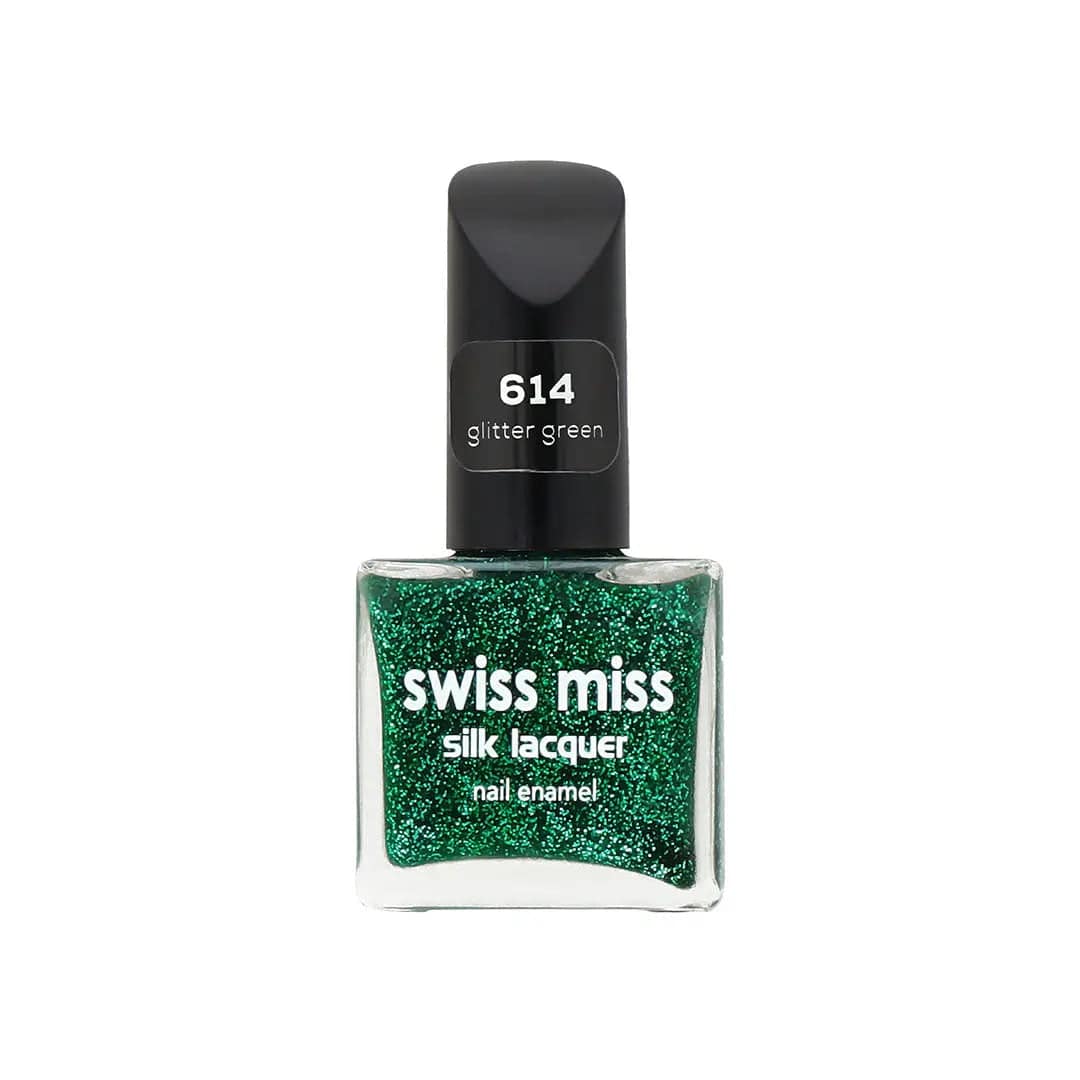 Swiss Miss - Glitter Green (614) - Nail Polish - My Store