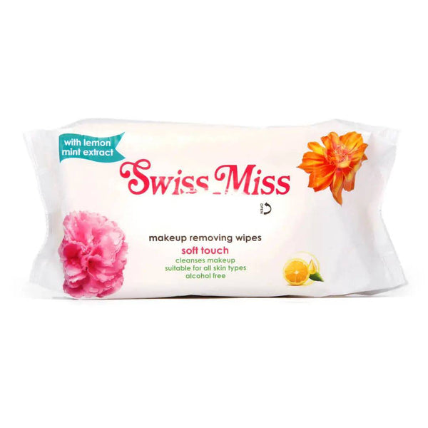Swiss Miss - Makeup Remover Wipes With Lemon Mint Extract 60 Pcs - My Store