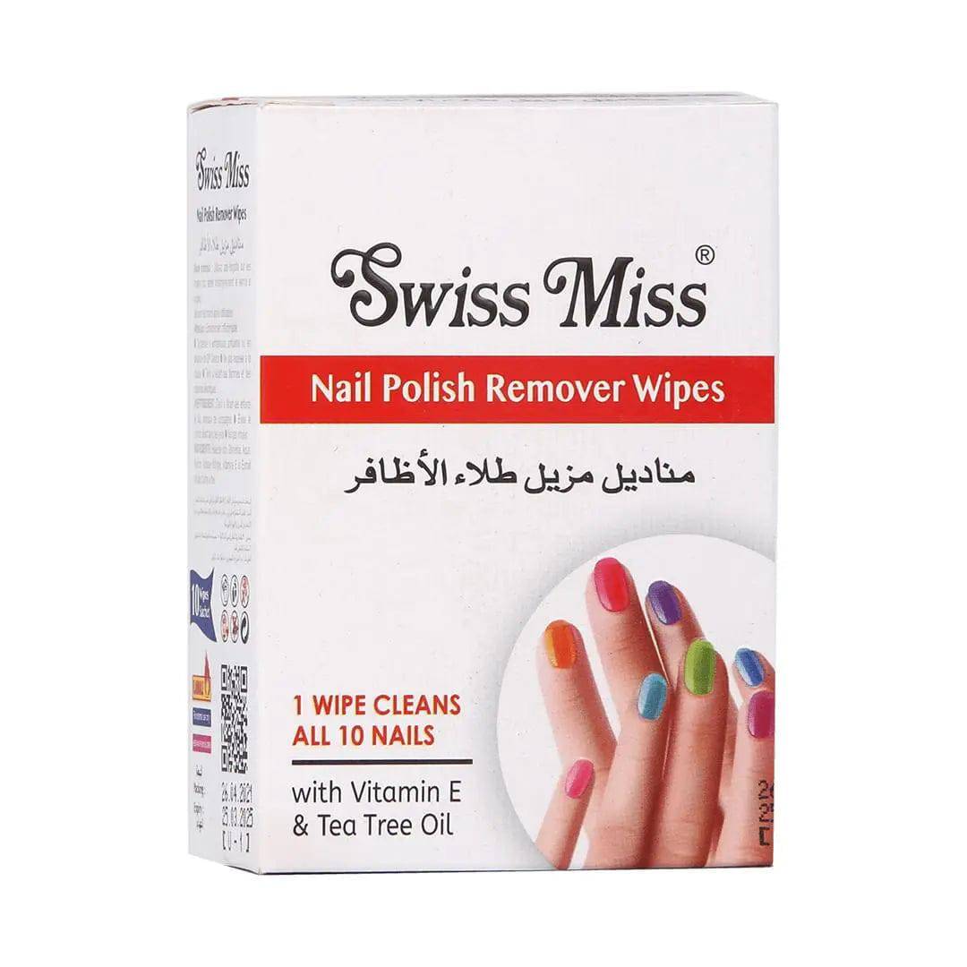 Swiss Miss - Nail Polish Remover Wipes 10Pcs - My Store