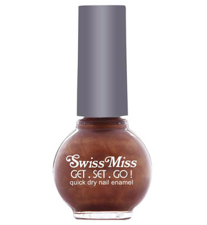 Swiss Miss Get Set Go Quick Dry Nail Paint - 249 Metallic Brown