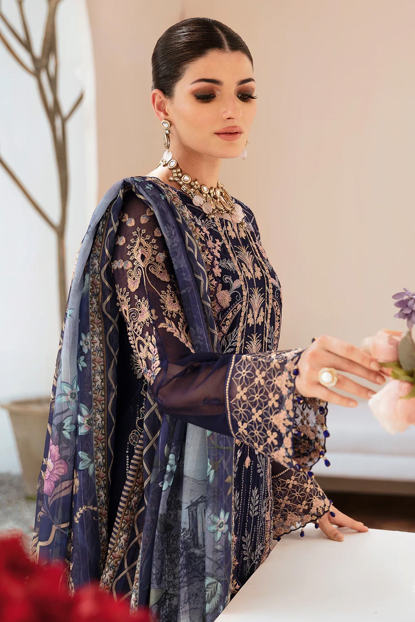 Dastan by Ramsha Unstitched 3 Piece Formals Vol-02 Collection'2025-T-202