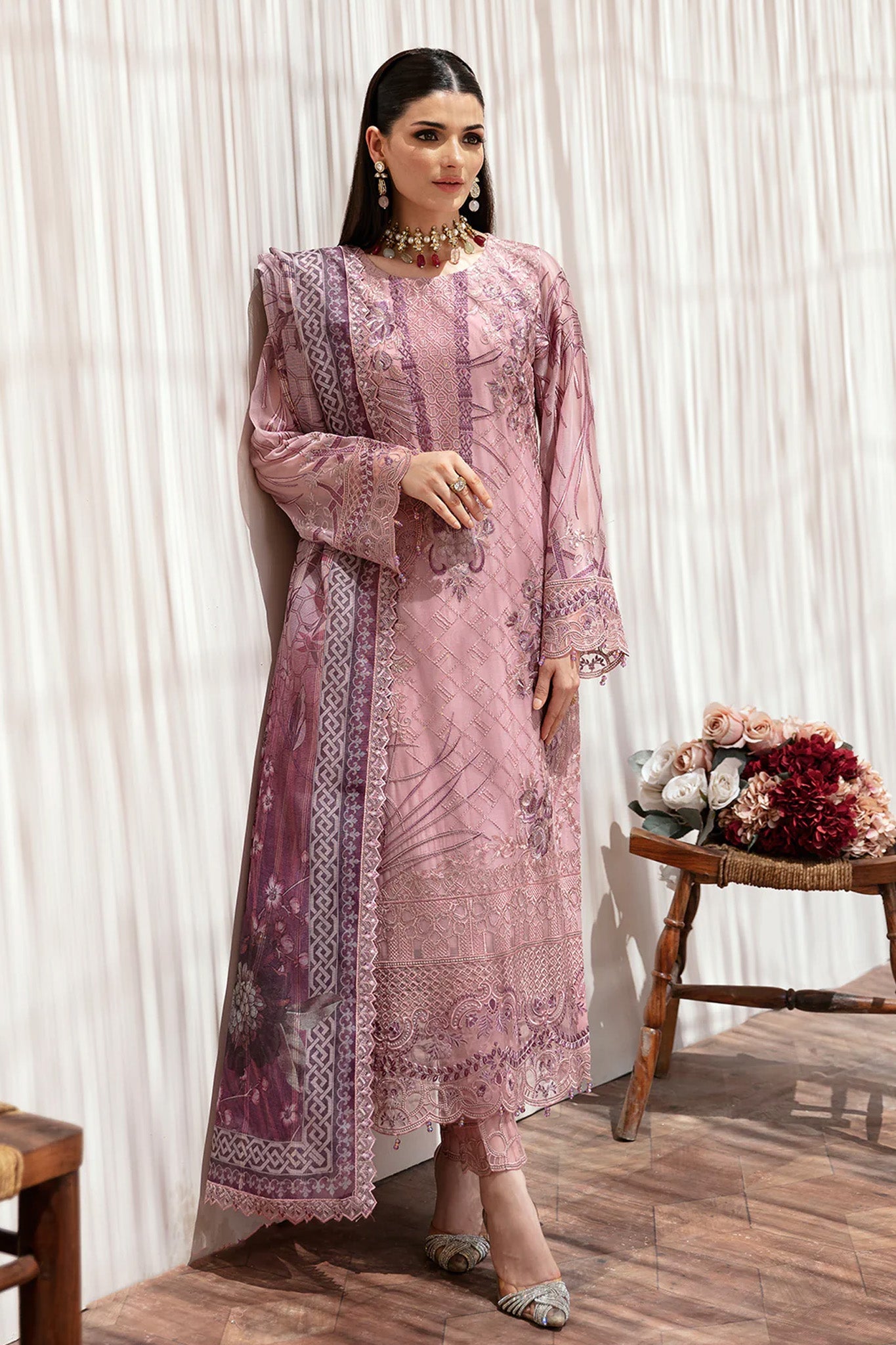 Dastan by Ramsha Unstitched 3 Piece Formals Vol-02 Collection'2025-T-203