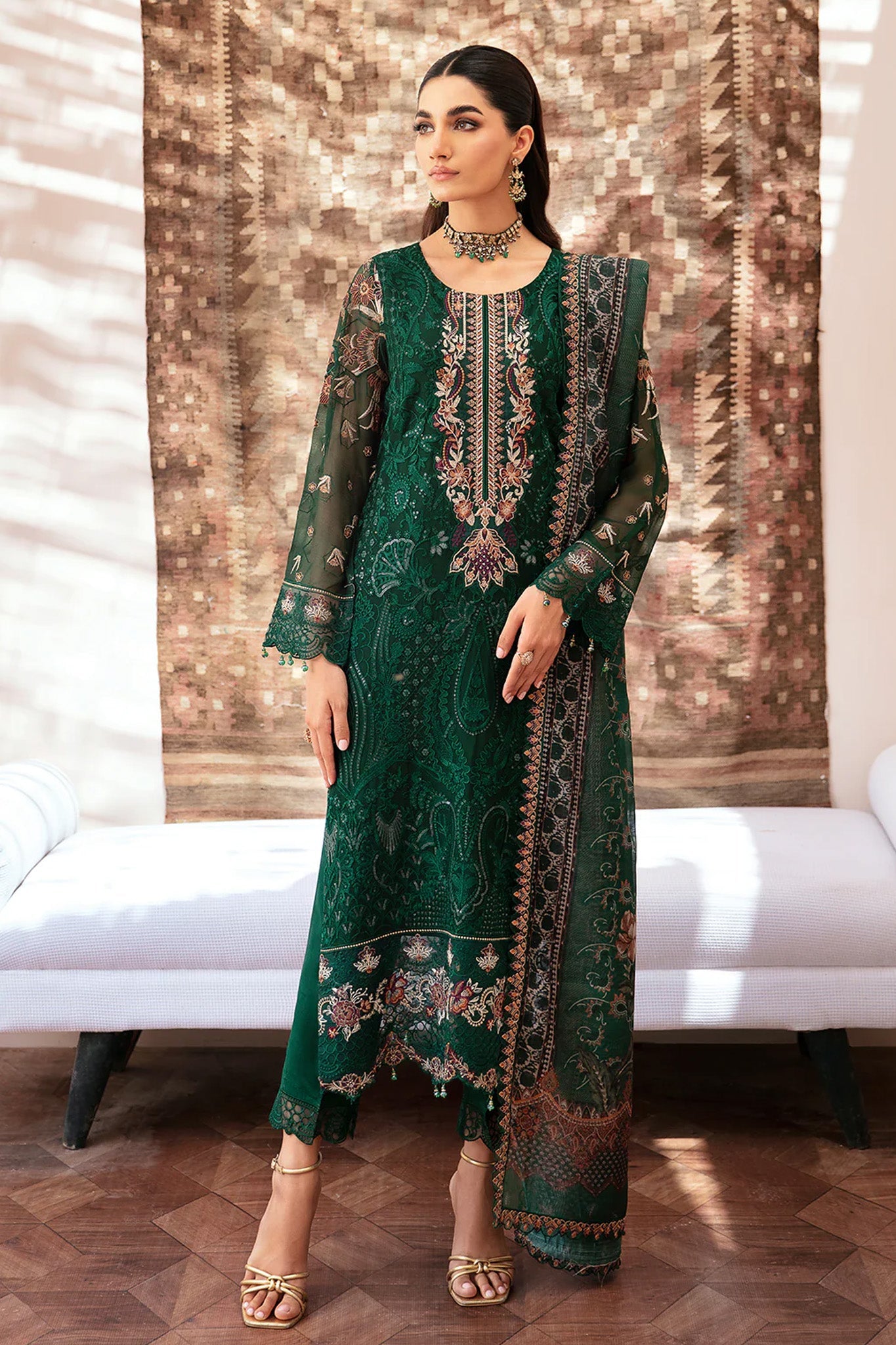 Dastan by Ramsha Unstitched 3 Piece Formals Vol-02 Collection'2025-T-204