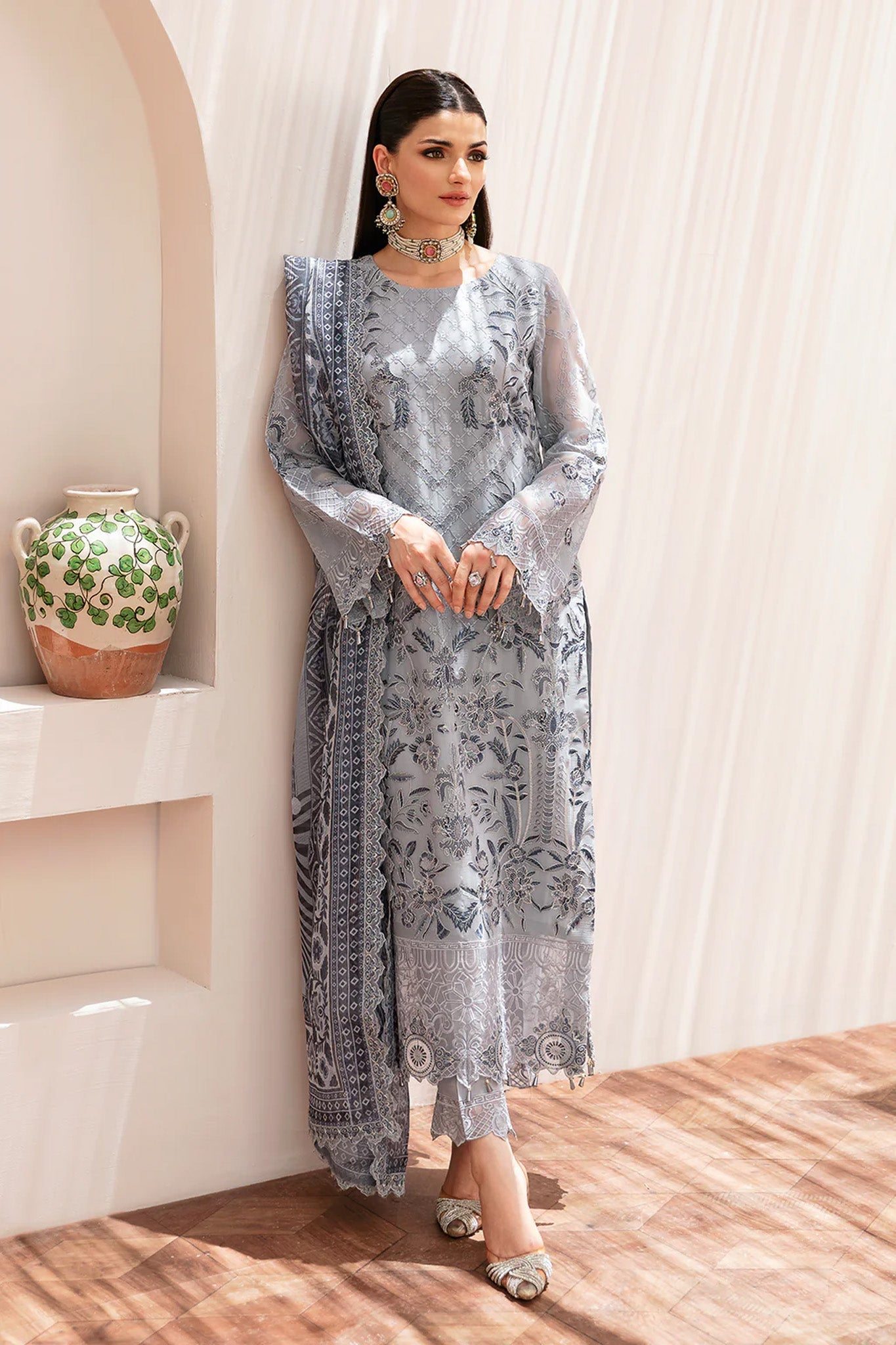 Dastan by Ramsha Unstitched 3 Piece Formals Vol-02 Collection'2025-T-209